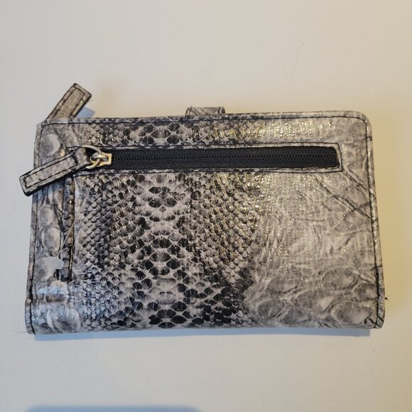 Unlisted by Kenneth Cole Vegan Snakeskin Wallet - Picture 7 of 7